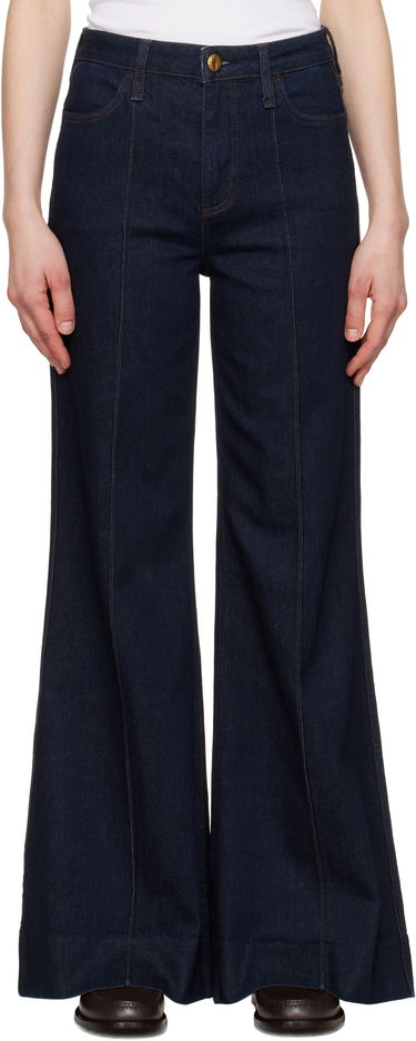 Džínsy rag & bone rag & bone Skylar High-Rise Wide Leg Jeans Modrá | WDD25S3008VSRI, 0