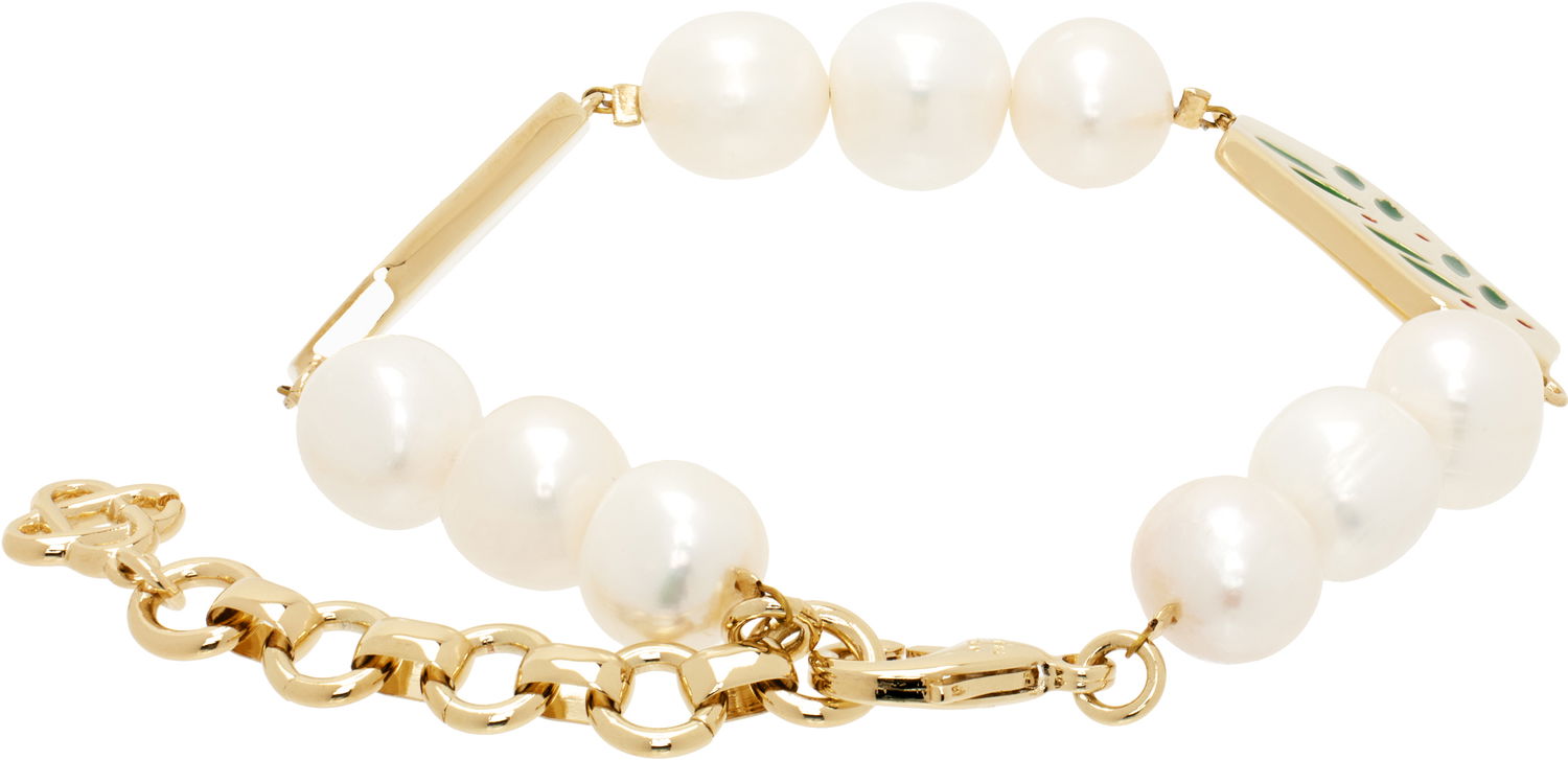 Náramok Casablanca Laurel Pearl Bracelet Metalická | APS25-JW-091-01, 1