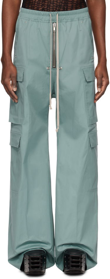 Cargo nohavice Rick Owens Rick Owens Hollywood Cargobela Cargo Pants Zelené | RU01E5339 TE, 0