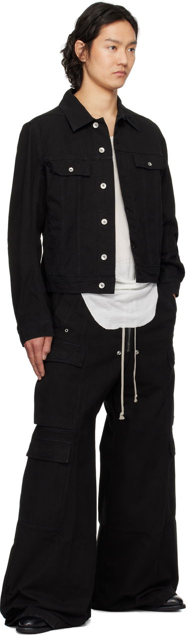 Cargo nohavice Rick Owens Rick Owens DRKSHDW Hollywood Double Cargo Jumbo Belas Pants Čierna | DU01E3398 CVS, 3