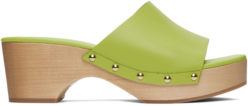 Oblečenie Aeyde Aeyde Bobbie Platform Clogs Zelené | A11-HS-ODSD55BL-123-982-007