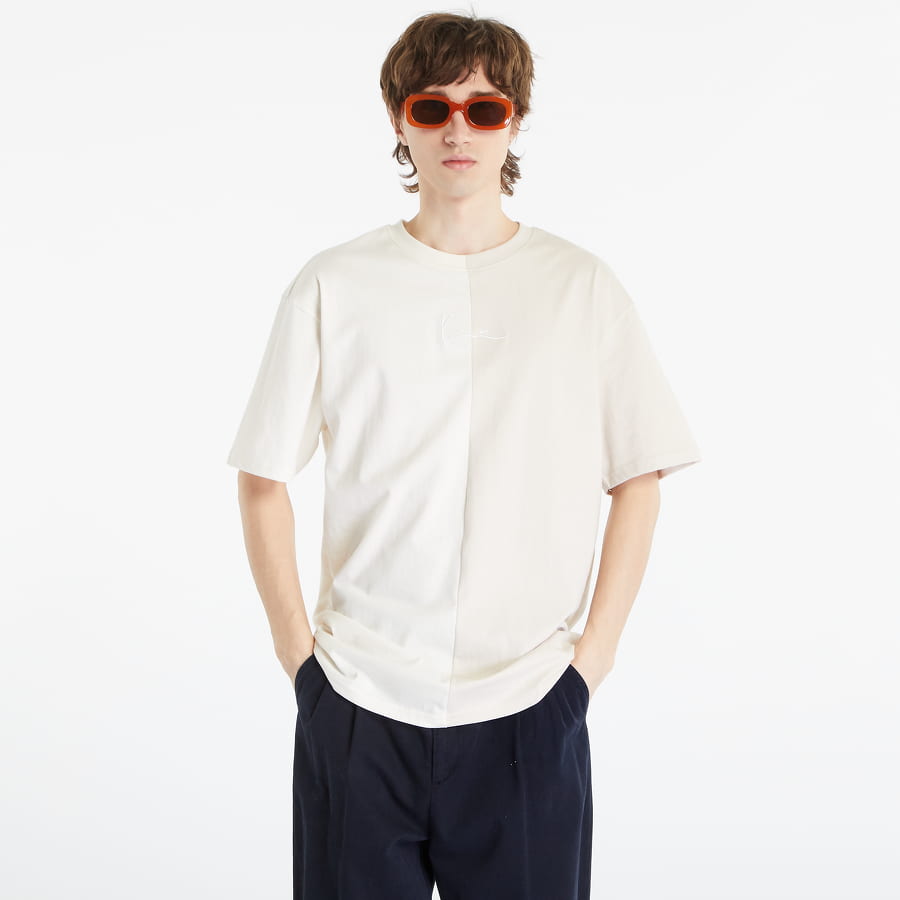 Tričko Karl Kani Small Signature Split Tee Biela | 6037488, 0