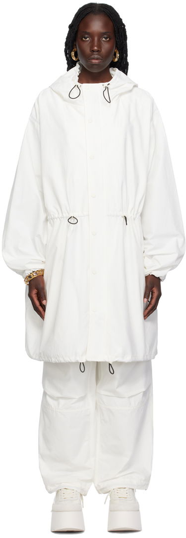 Parka Marc Jacobs Marc Jacobs 'The Balloon' Hooded Parka Biela | 2P3RJC001W02, 0