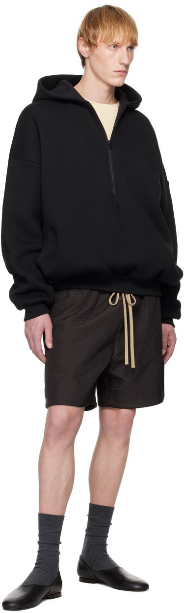 Mikina Fear of God Fear of God Eternal Half Zip Hoodie Čierna | FGE250-51311FLC, 3