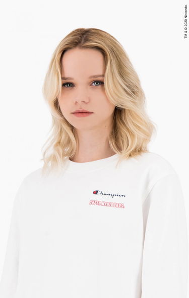 Tričko Champion Crewneck Sweatshirt XL Biela | 114712-WW001, 4