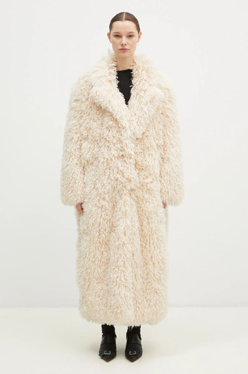 Kabáty Fiorucci Women's Long Faux Fur Coat Biela | U01FMOCO243FF02WH02, 0