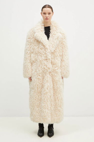 Kabáty Fiorucci Women's Long Faux Fur Coat Biela | U01FMOCO243FF02WH02, 0