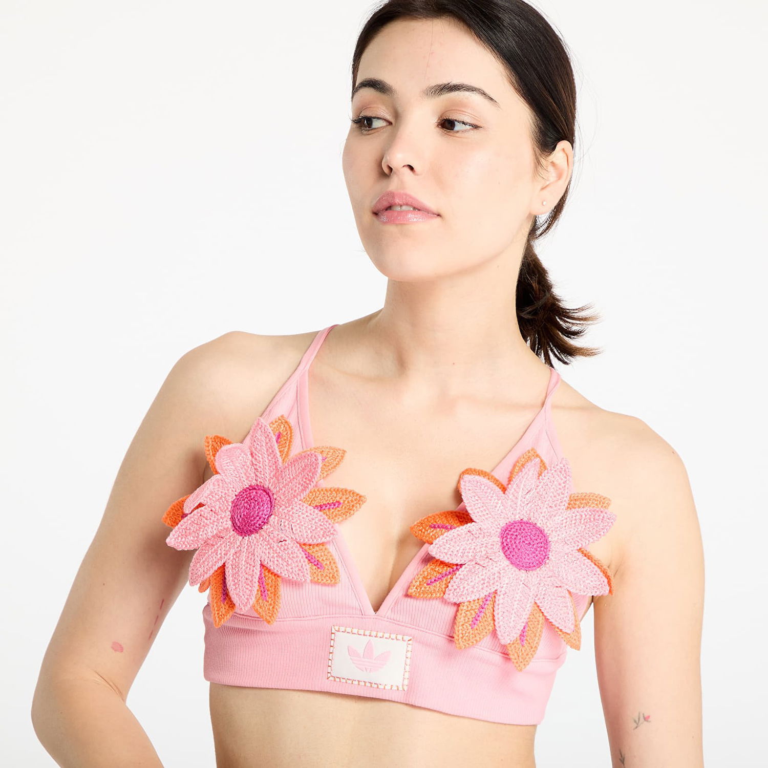 Podprsenka adidas Originals adidas Originals Summer Glow Bra Ružová | KC0761, 1