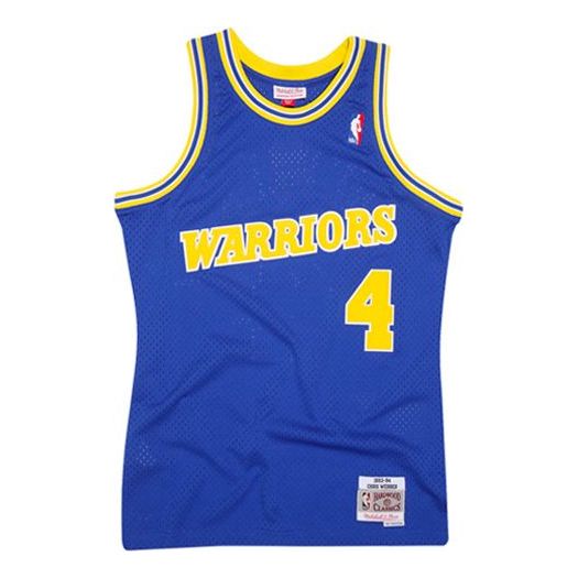Dres Mitchell & Ness Mitchell & Ness NBA Warriors Jersey Modrá | SMJYGS18168-GSWROYACWE93