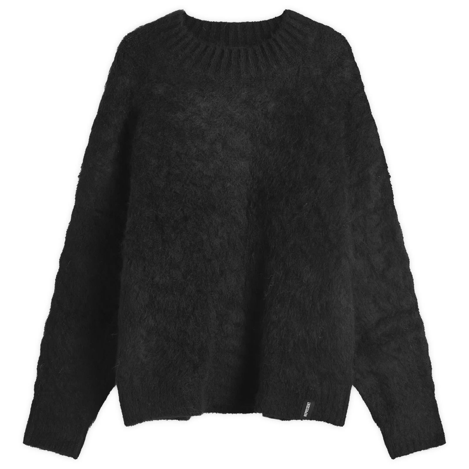 Sveter Represent Clo Alpaca Cable Knit Sweater Čierna | MLM3064-001, 0