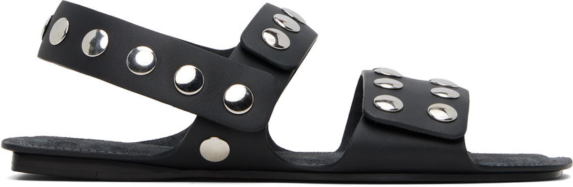 Šperky Khaite Khaite Boden Studded Leather Sandals Čierna | F3086-930