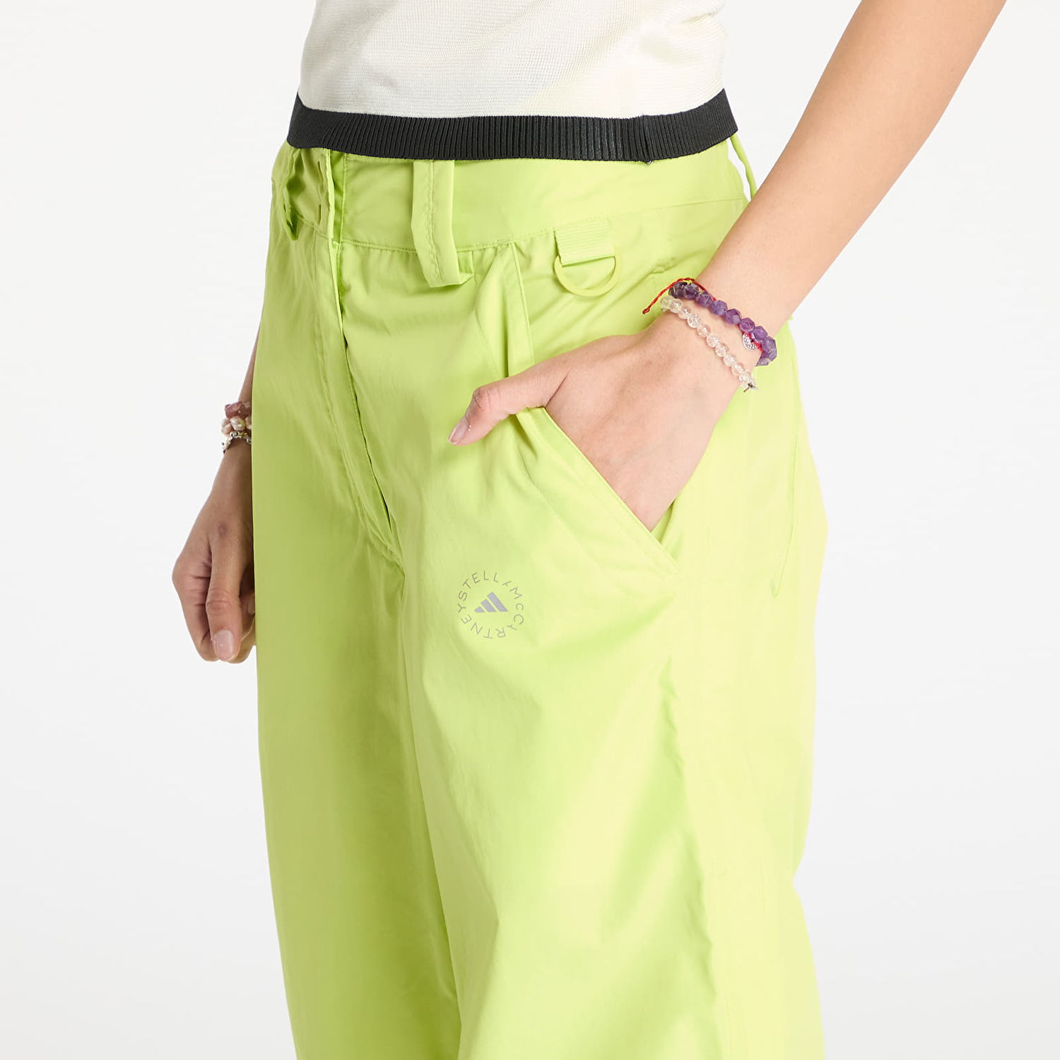 Nohavice adidas Performance adidas by Stella McCartney Woven Pants Zelené | JG5783, 1