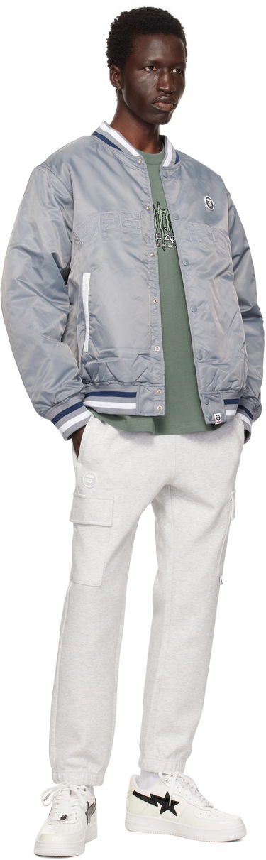Bomber bunda AAPE by A Bathing Ape AAPE by A Bathing Ape 'AAPE Now' Bomber Jacket Šedá | AAPJKM7656XXNGYL, 3