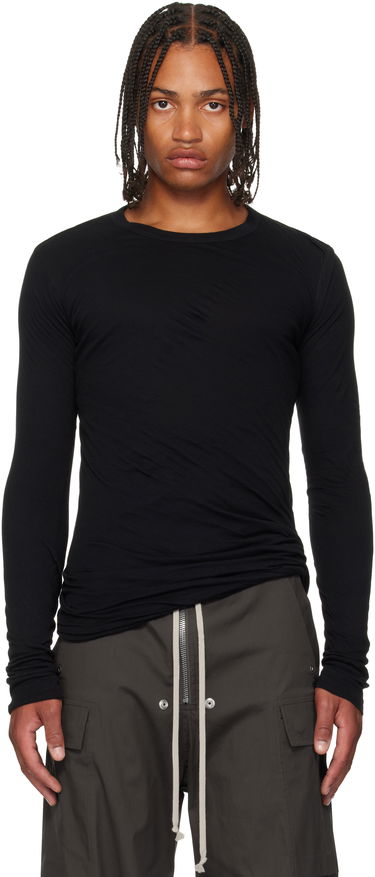 Tričko Rick Owens Rick Owens Concordians Double Long Sleeve T-Shirt Čierna | RU02E1257 UCDB, 0