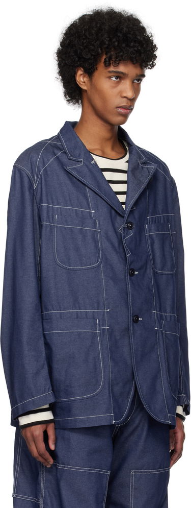 Bunda Engineered Garments Engineered Garments Bedford Printed Blazer Béžová | 25S1D005, 4