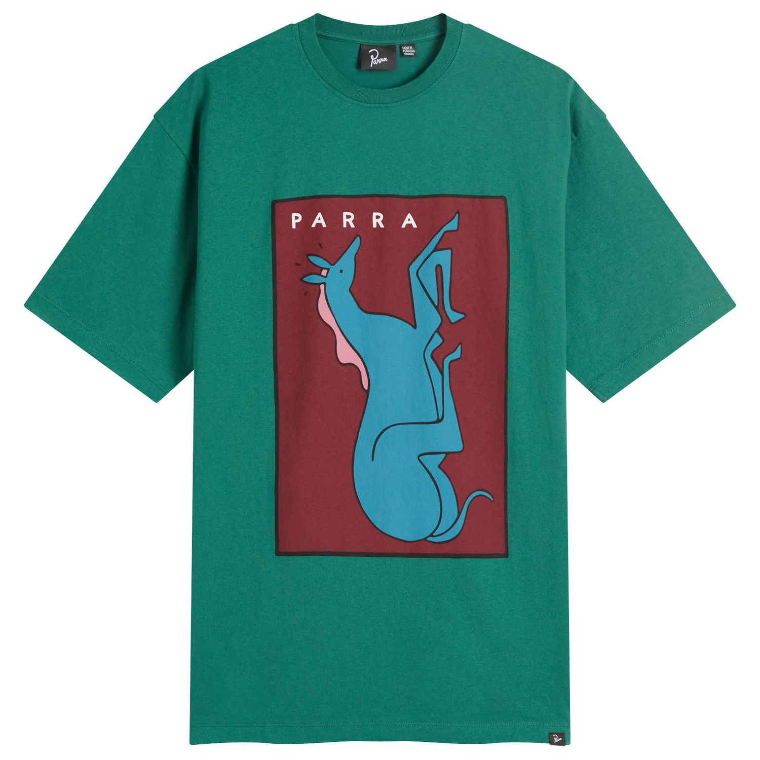 Tričko By Parra Parra Vertical Horse Graphic T-Shirt Zelené | 53505-GRN, 0