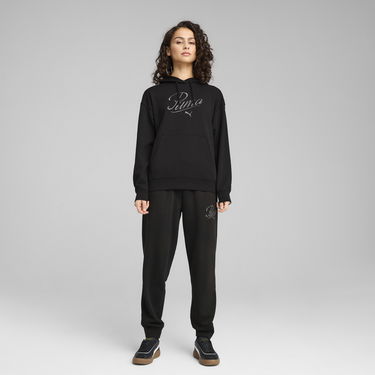 Mikina Puma ESS Script Comfort Hoodie Čierna | 684983_01, 5