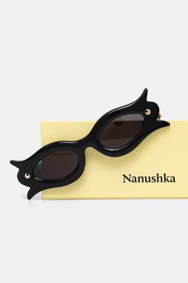 Slnečné okuliare Nanushka Black Cat Eye Sunglasses Čierna | NU24PFSG00199, 2