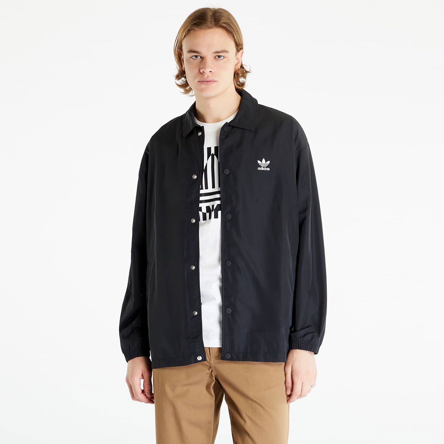 Vetrovka adidas Originals Adicolor Classics Trefoil Coach Jacket Čierna | IA6371, 0