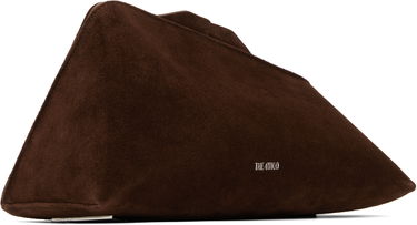 Kabelka The Attico The Attico '8.30 PM' Oversized Suede Clutch Hnedá | 250WAH00001 LBT007AA, 1