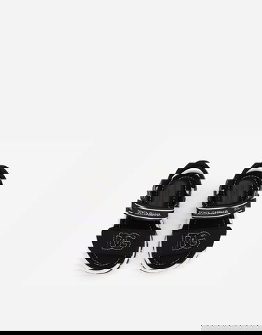 Tenisky a topánky Dolce & Gabbana Technical Fabric Sandals With Dg Logo For First Steps (19-26) Čierna | DL0068AY2338B939, 3