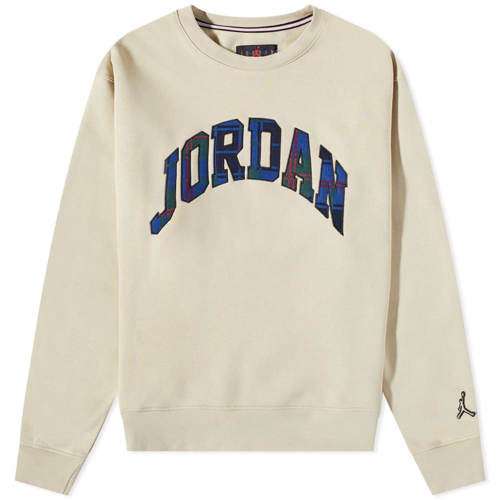 Mikina Jordan Air Jordan Check Logo Crewsweat Béžová | DV1574-206, 0