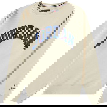 Mikina Jordan Air Jordan Check Logo Crewsweat Béžová | DV1574-206, 0
