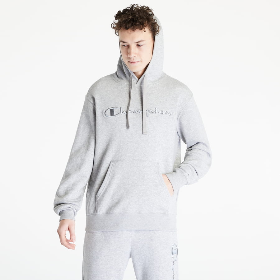 Mikina Champion Hooded Sweatshirt Šedá | 218486 CHA EM031, 0
