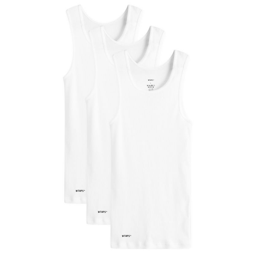 Tielko WTAPS 3-Pack Vest Biela | 242MYDT-UWM02-WHT