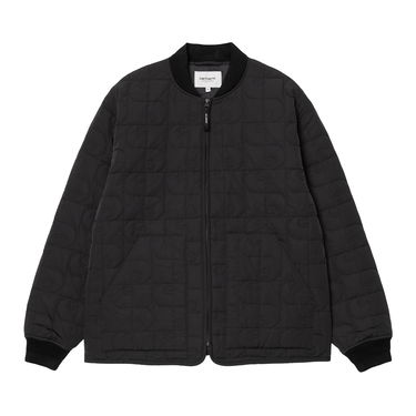 Bomber bunda Carhartt WIP Black Quilted Liner Jacket Čierna | A242004_9, 0