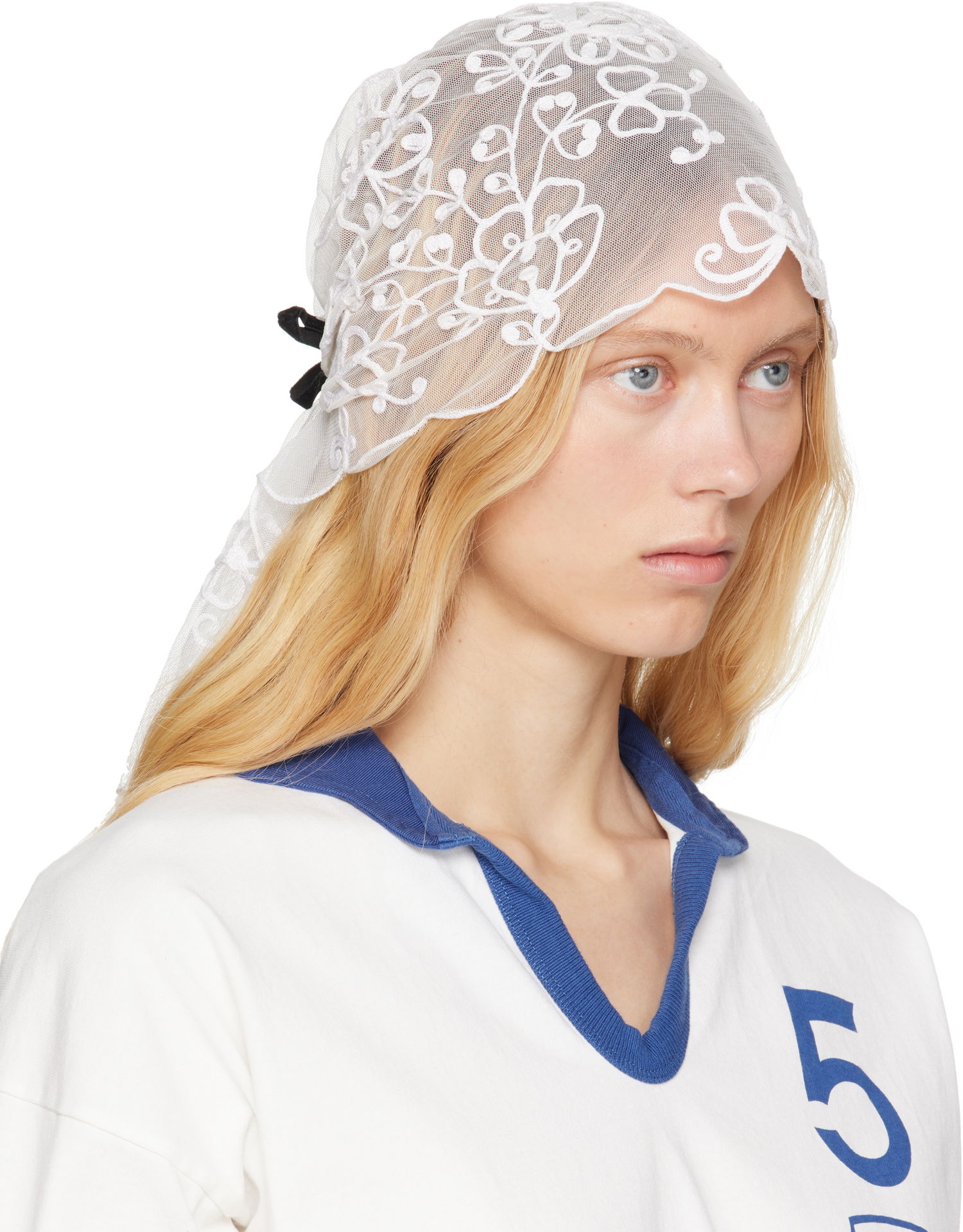 Kulicha Bode Bode Middlemist Lace Veil Biela | WRS25AC003, 1