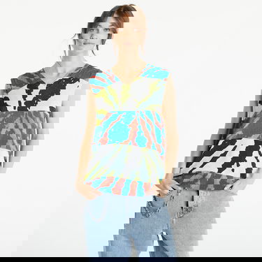 Vesta Stüssy Printed Sweater Vest Čierna | 117179 blue, 3