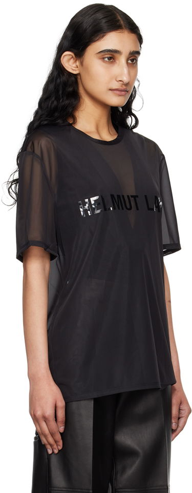 Tričko Helmut Lang Sheer T-Shirt by Čierna | O04HM501, 1