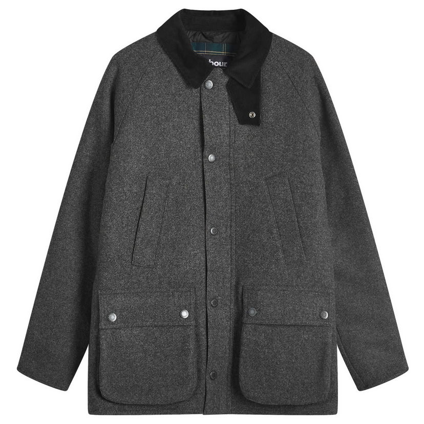 Bunda Barbour Bedale Wool Jacket Šedá | MWO0283CH53