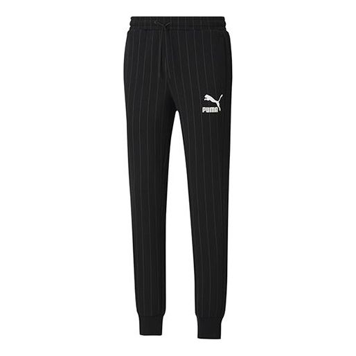 Tepláky Puma Pinstripe Fleece Lined Pants Čierna | 530178-01, 0