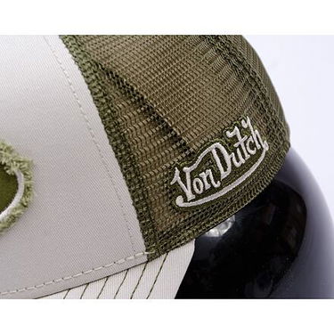 Šiltovka Von Dutch Von Dutch Trucker Kalmar Twill Cap Béžová | VD-7030847, 6
