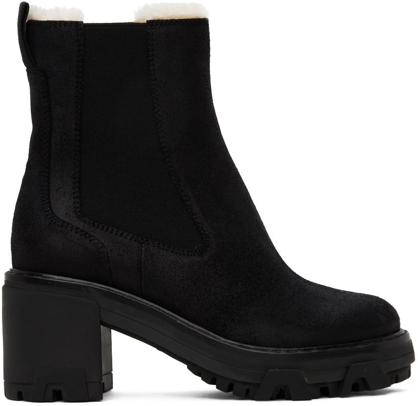 Starostlivosť o obuv rag & bone Rag & Bone Shiloh Shearling Boots Čierna | WFF23FF028RJ28, 0