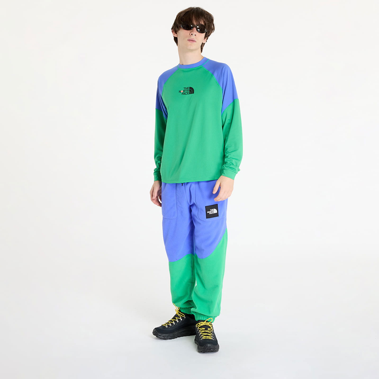 Yinka Ilori x Fleece Pant Solar Blue/ Optic Emerald