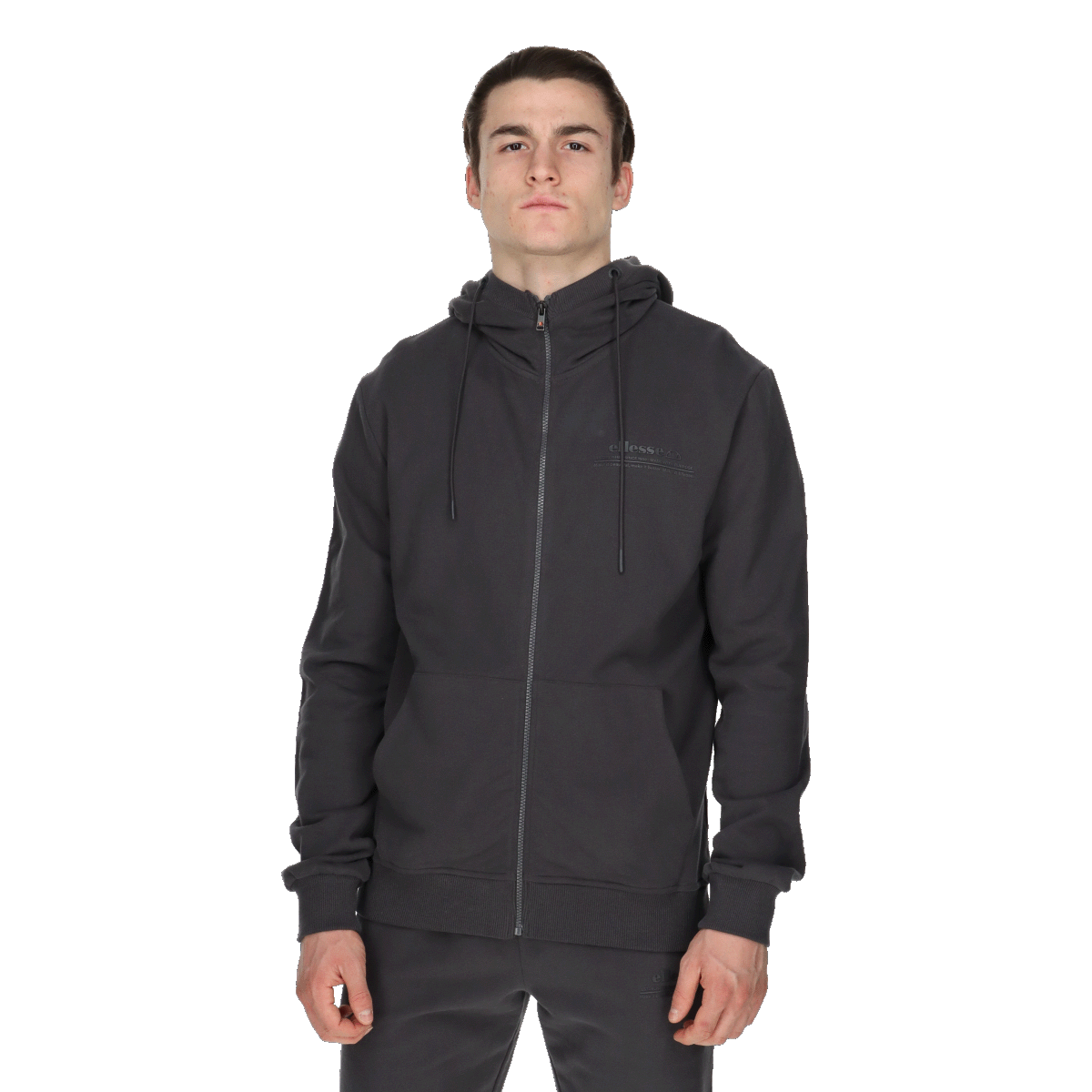 Mikina Ellesse Full-Zip Hoody Šedá | ELA241M602-32, 0