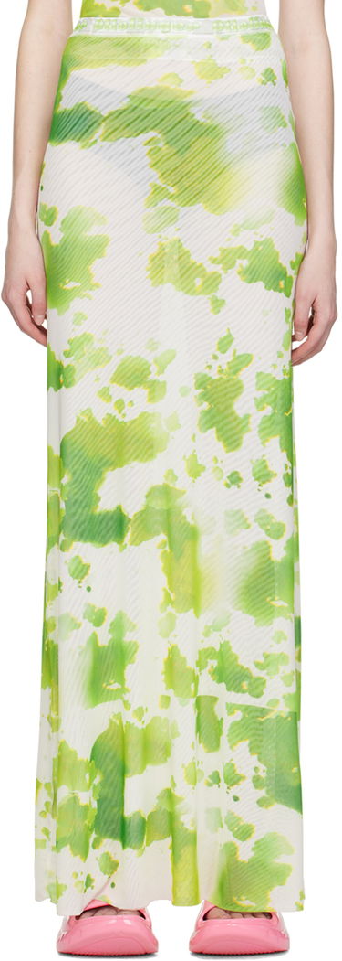 Sukňa Ottolinger Ottolinger Exclusive Tie-Dye Maxi Skirt Zelené | 101317, 0