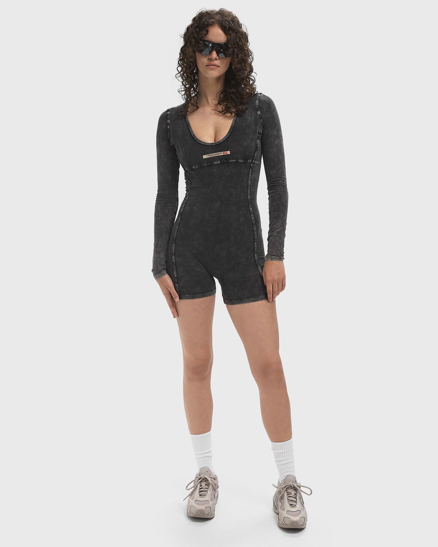 Body Diesel Diesel Industry KARIM-DNM Bodysuit Čierna | A18325-0SHAN-900A, 1