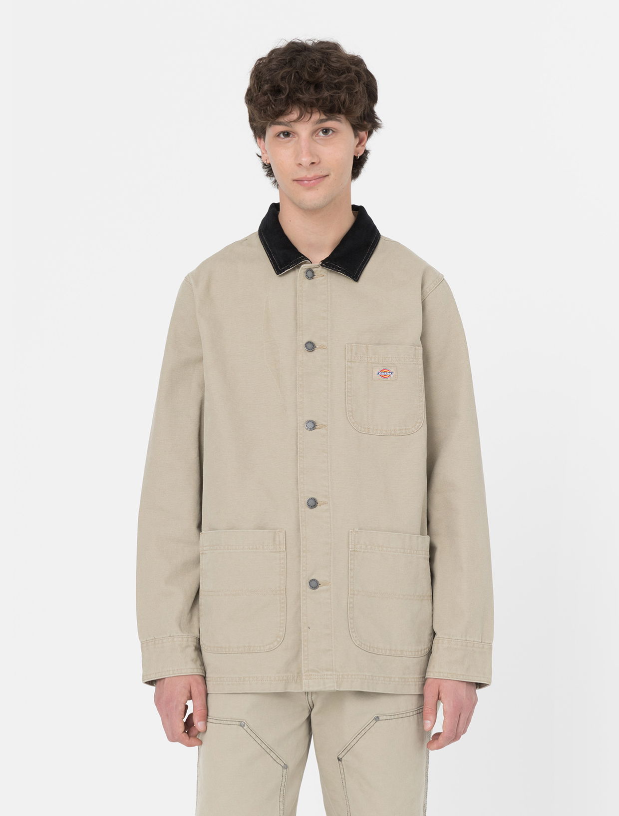 Kabáty Dickies Duck Canvas Unlined Chore Coat Béžová | 0A4XMJ, 0