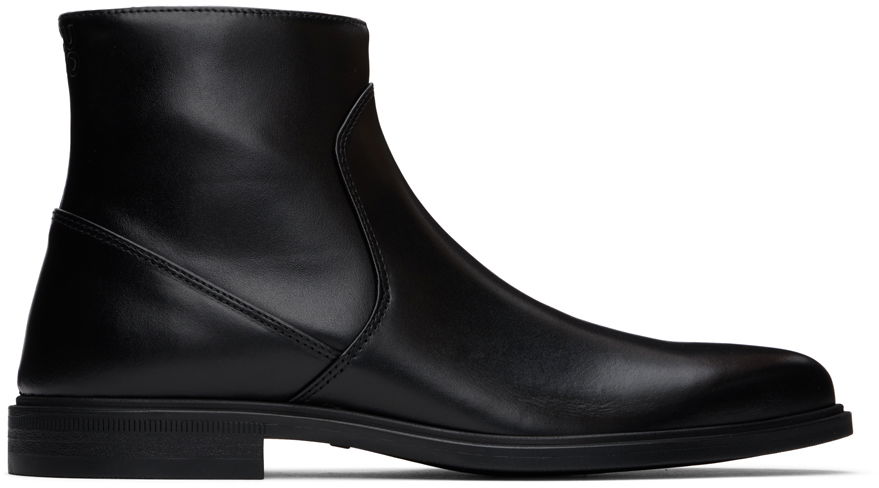 Tenisky a topánky BOSS Leather Chelsea Boots Čierna | 50528808, 0