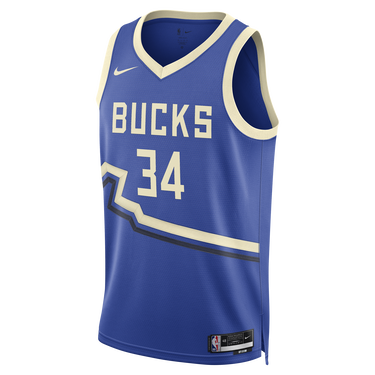 Dres Nike Dri-FIT NBA Swingman Giannis Antetokounmpo City Edition Basketball Jersey Modrá | FQ4349-481, 0