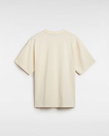 Tričko Vans Premium Clash Short Sleeve T-shirt (antique White) Men White, Size L Béžová | VN000HQ73KS, 1