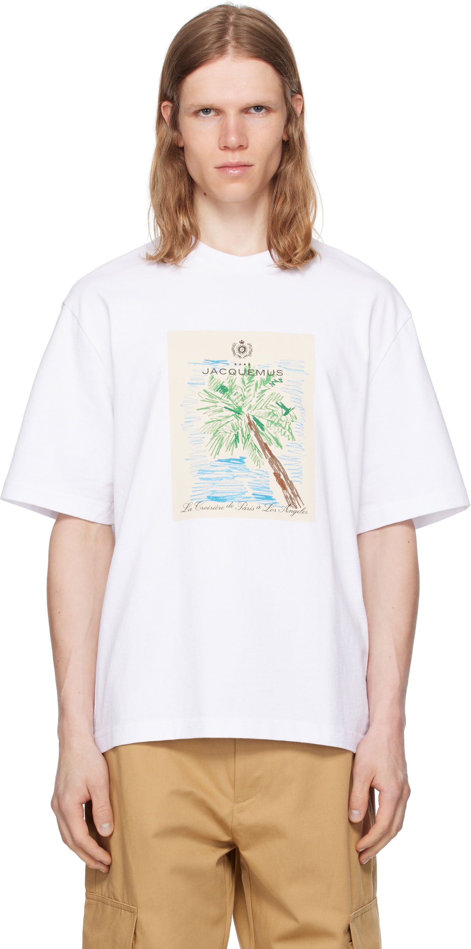 Tričko Jacquemus Jacquemus 'The Marino' T-Shirt Biela | 25E255JS319-2102, 0
