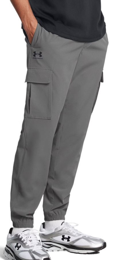 Cargo nohavice Under Armour UA Vibe Woven Cargo Pants Šedá | 1386558-025, 0