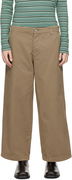 Wide-Leg Chino Trousers