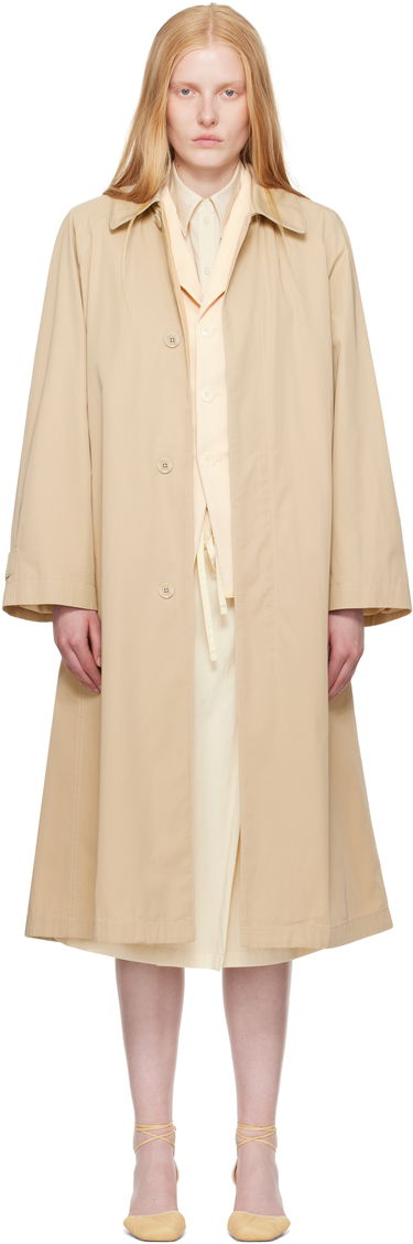 Kabáty LEMAIRE LEMAIRE Cotton Twill Overcoat Béžová | CO1104 LF1352, 0