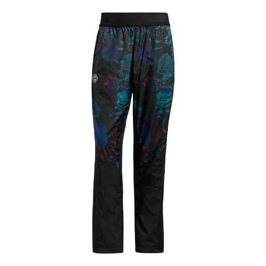 Tepláky adidas Originals Harden NXT Flowery Print Basketball Pants Čierna | GH6694, 0